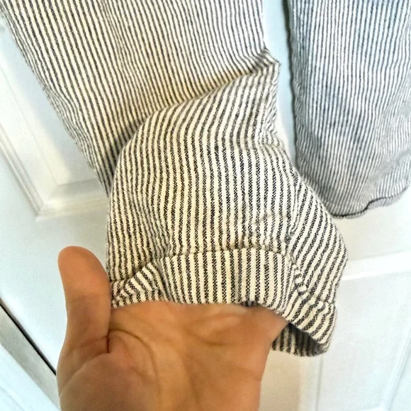 J. Crew Striped Linen Pants - Picture 3 of 6
